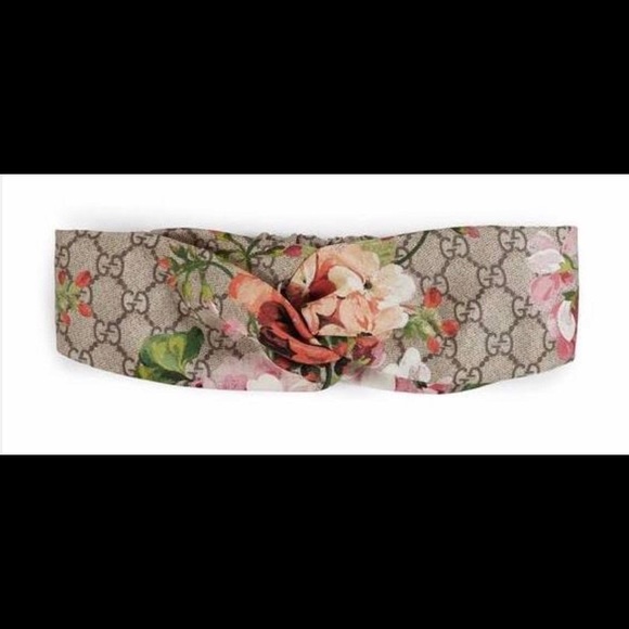 Gucci Flora snake and GG Blooms silk headbands - Picture 3 of 4